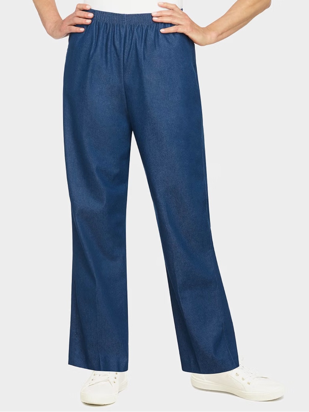 Alfred Dunner Denim Proportioned Short Pants
